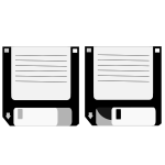 Floppy Disks Vector Clip Art