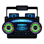 Boombox vector clip art