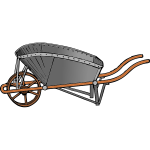 Coal Barrow Vector Image