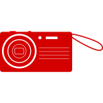 Camera clipart vector image