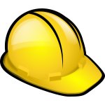 Safety helmet vector clip art