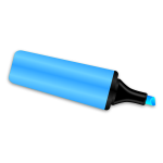 Vector illustration of felt tip