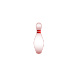 Bowling pin vector illustration