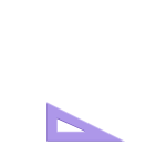 Vector drawing of set square