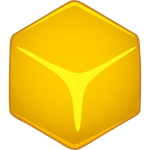 Vector image of cube