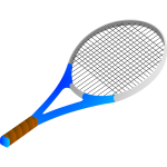 Tennis racket vector image