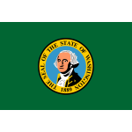 Vector drawing of Washington state flag