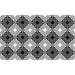 Black and white patterned tiles