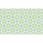 Designer pattern in green and blue