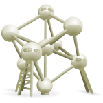 Atomium vector graphics