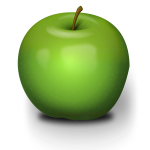 Photo-realistic Green Apple Vector