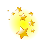 Decorative stars vector