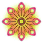 Flower Burst Vector Ar