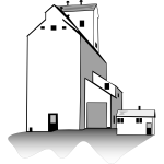 Grain Elevator Vector