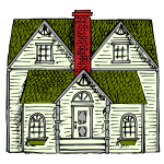 Victorian House vector art