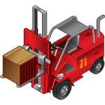 Forklift Truck vector