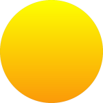 Orange Sun vector image