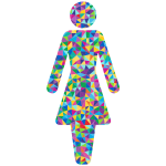 Prismatic female symbol