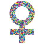 Prismatic Female Sign