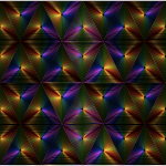 Vector graphics of rich rainbow pattern