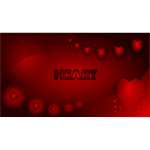 Valentine heart wallpaper vector graphics