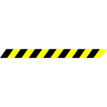 Warning Stripe Vector Clip Art