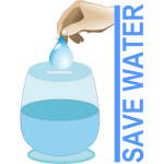 Save water vector illustration