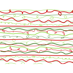 Scribble pattern vector drawing