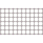 Flowery square pattern