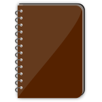 Spiral notebook vector illustration