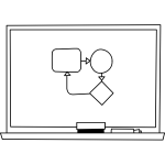 Whiteboard vector graphics