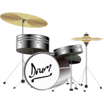 Drum Kit Vector Graphics