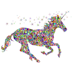 Unicorn in chromatic colors