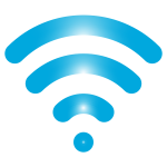 Blue wireless signal