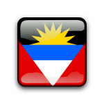 Antigua and Barbuda flag button