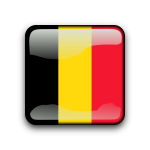 Belgium flag button