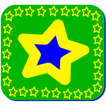 Brazil star vector image