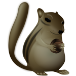 Chipmunk vector image