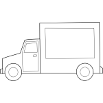 Truck vector graphics