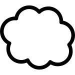 Cloud vector graphics