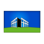 Commercial building vector