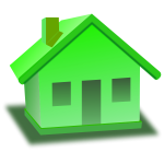 Green house icon vector image