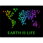 Earth Is Life Illustration