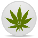 Marijuana symbol vector image