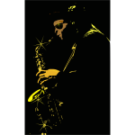 Jazz player vector image