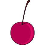 Cherry vector clip art