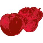 Apples vector