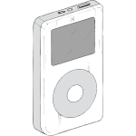 iPod vector image