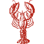 Lobster vector image