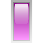 Rectangular purple box vector image